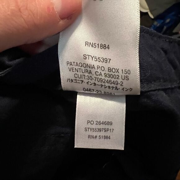 Patagonia navy pants. Size 4. - Picture 8 of 16